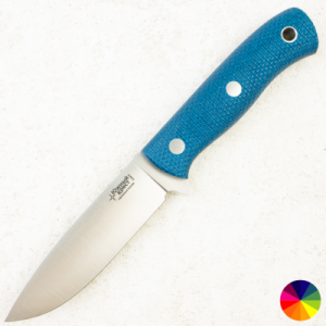 Нож Южный Крест Скаут, Convex, Elmax, Micarta Кобальт, Насечка, 237.0556.Elmax.K